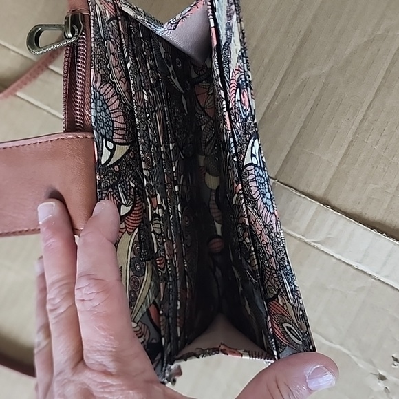 Sakroots brown floral crossbody purse - Picture 4 of 8